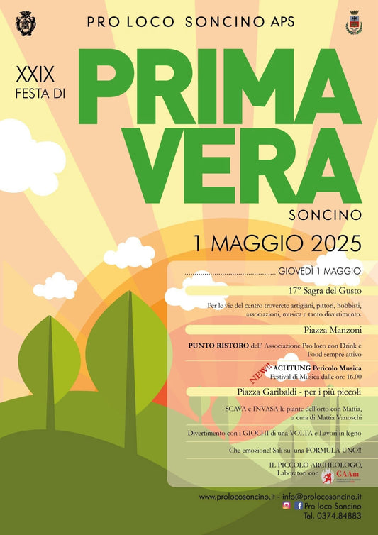 MERCATINI DI PRIMAVERA, SONCINO (CR), 01/05/2025