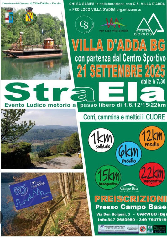 STRAELA, VILLA D'ADDA (BG), 21 SETTEMBRE 2025