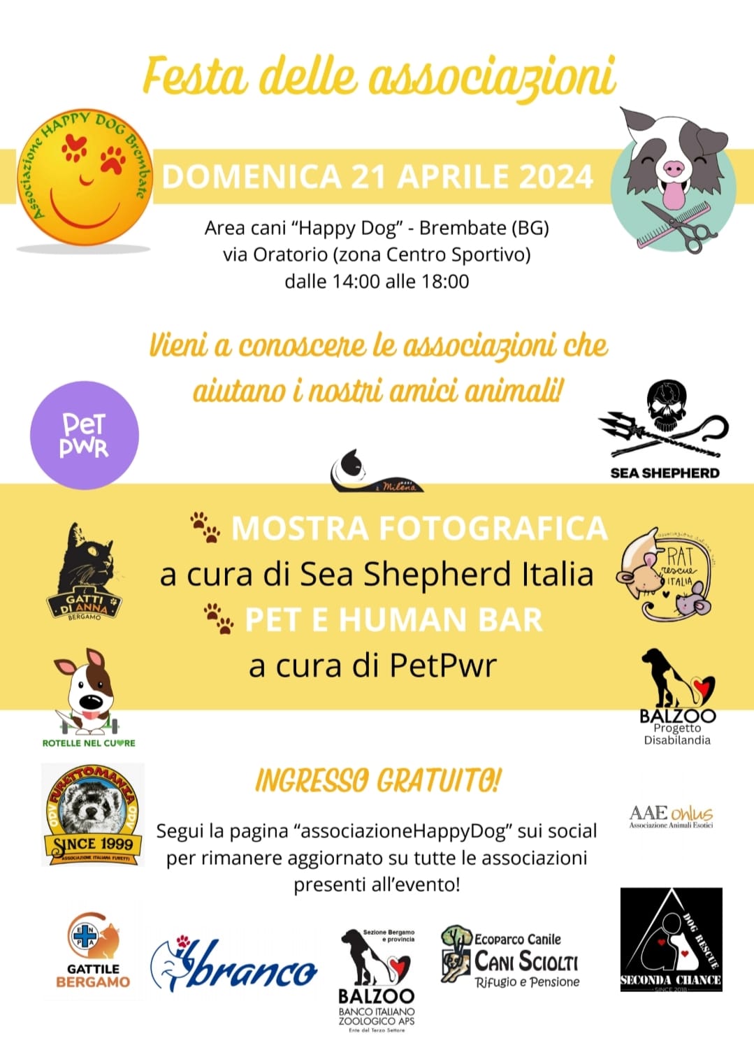 FESTA DELLE ASSOCIAZIONI, BREMBATE (BG), 21/04/2024